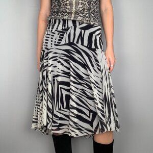 NWT FUZZI Drop-waist Mesh Skirt